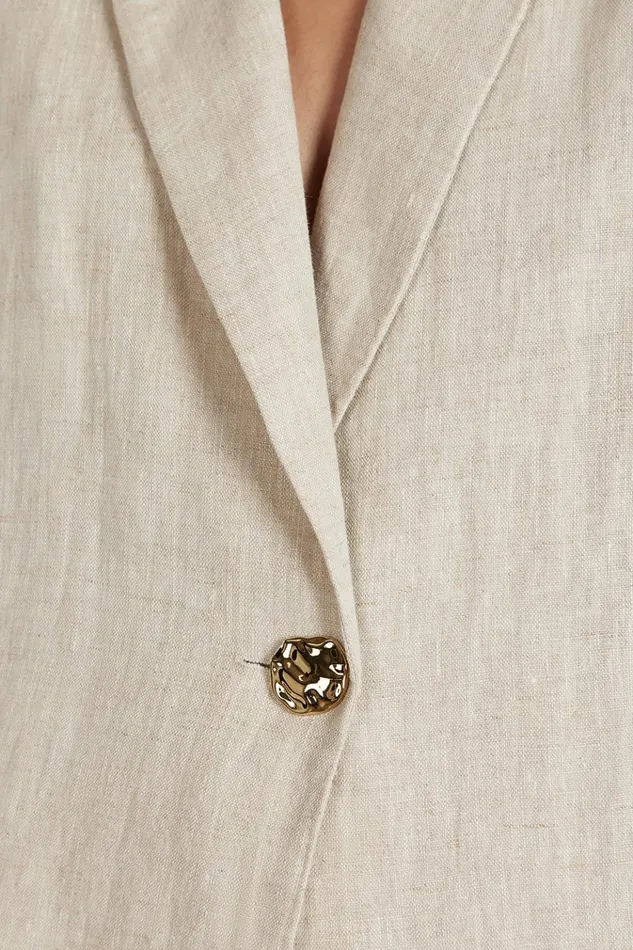 Women Shirts DISSH NALA NATURAL LINEN RESORT SHIRT