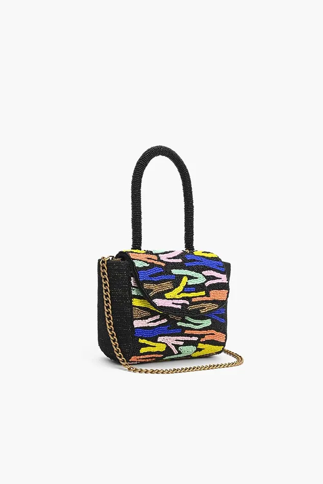 Women Shoulder Bags America and Beyond Rainbow Night Party Bag