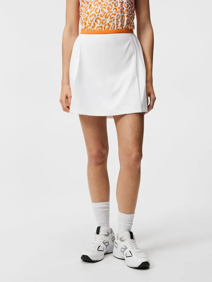 Women Sierra Pleat Skirt White JLindeberg Skirts