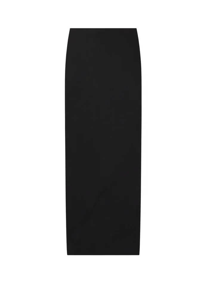 Women Skirts ALC Greta Satin Maxi Skirt Black