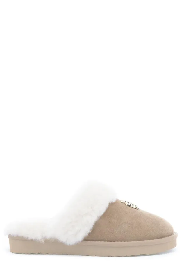 Women Sleepwear Holland Cooper HC Shearling Slipper Oyster
