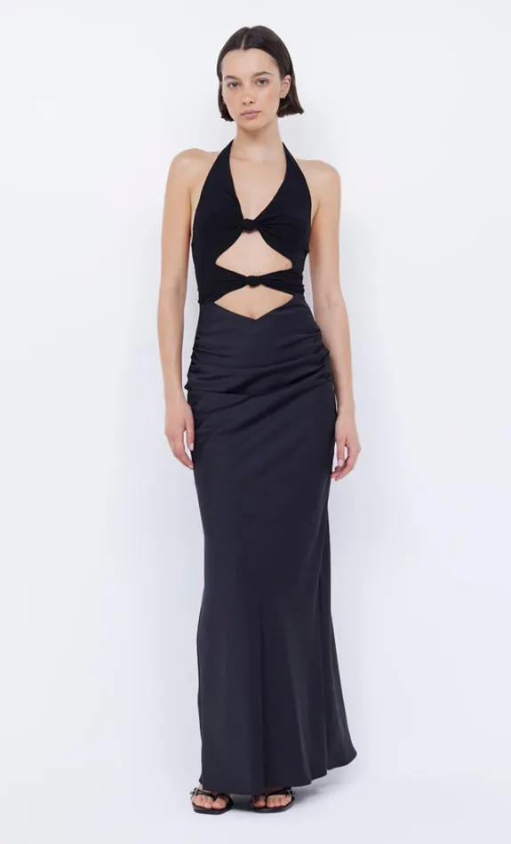Women SOLARE HALTER DRESS 8211 BLACK Bec Bridge Prom Dresses