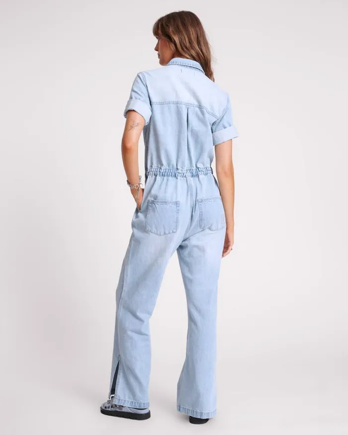 Women SPORTSTER BLUE VERONICA DENIM JUMPSUIT One Teaspoon Denim Jumpsuits Women SPORTSTER BLUE VERONICA DENIM JUMPSUIT One Teaspoon Denim Jumpsuits