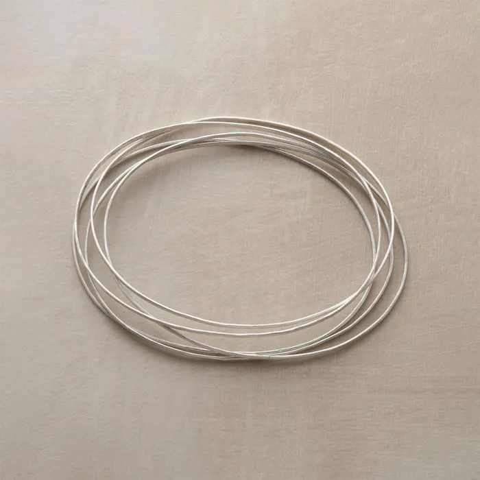 Women Sterling Orbit Bangle Bracelets Sundance Catalog Bracelets