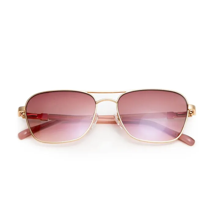 Women Sunglasses Bruno Magli Playa Aviator Sunglasses 8211 Gold