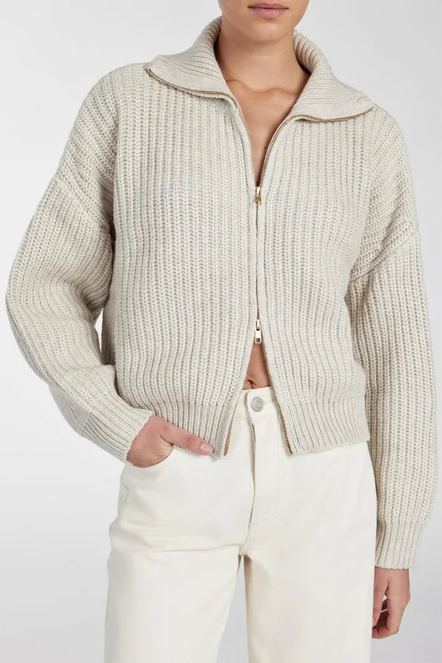 Women Sweaters DISSH ISSY OAT MARLE WOOL BLEND JUMPER
