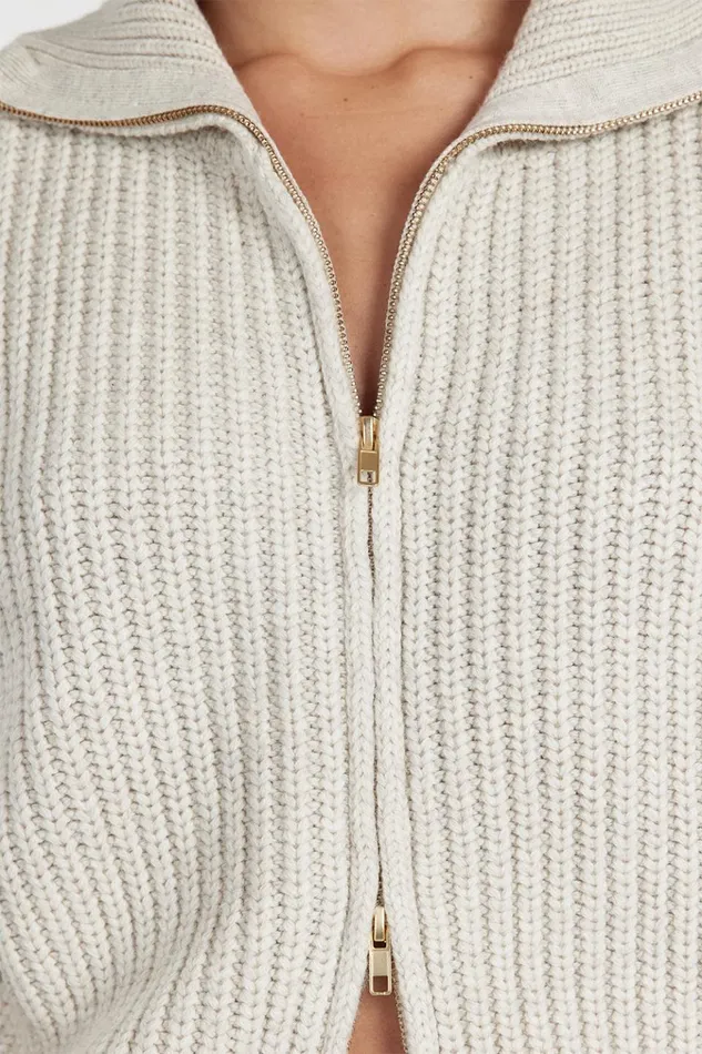 Women Sweaters DISSH ISSY OAT MARLE WOOL BLEND JUMPER