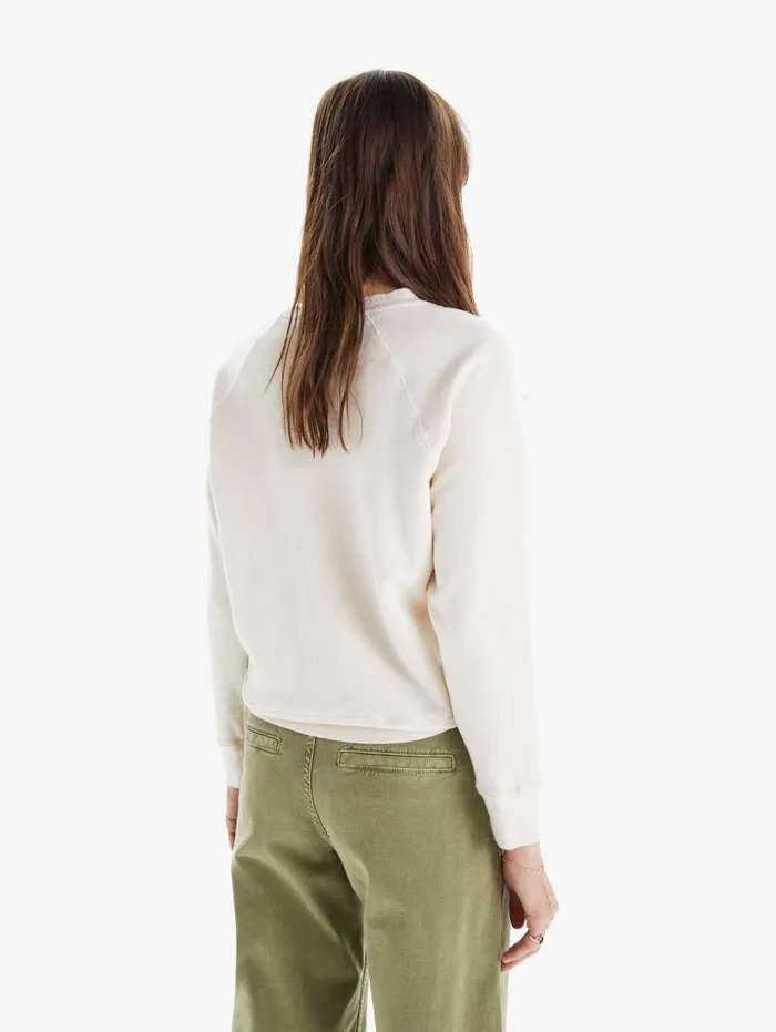 Women Sweatshirts Mother Denim The Square Natural