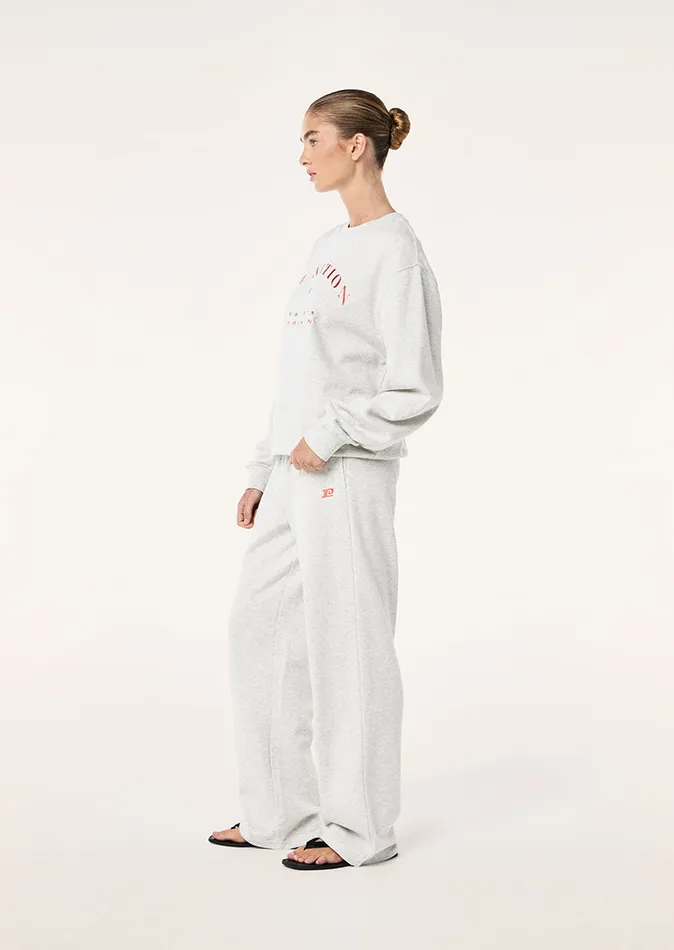 Women Sweatshirts PE Nation LIBERATION SWEAT IN LIGHT GREY MARLE