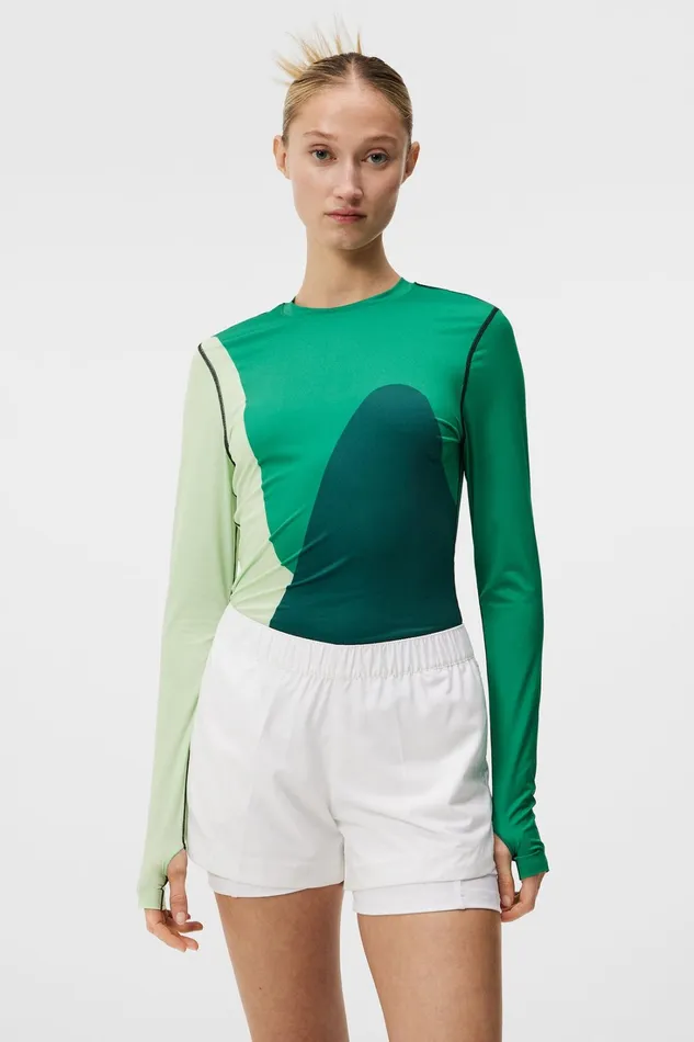 Women Swirl Top Long Sleeve Bosphorus JLindeberg Base and Mid Layers
