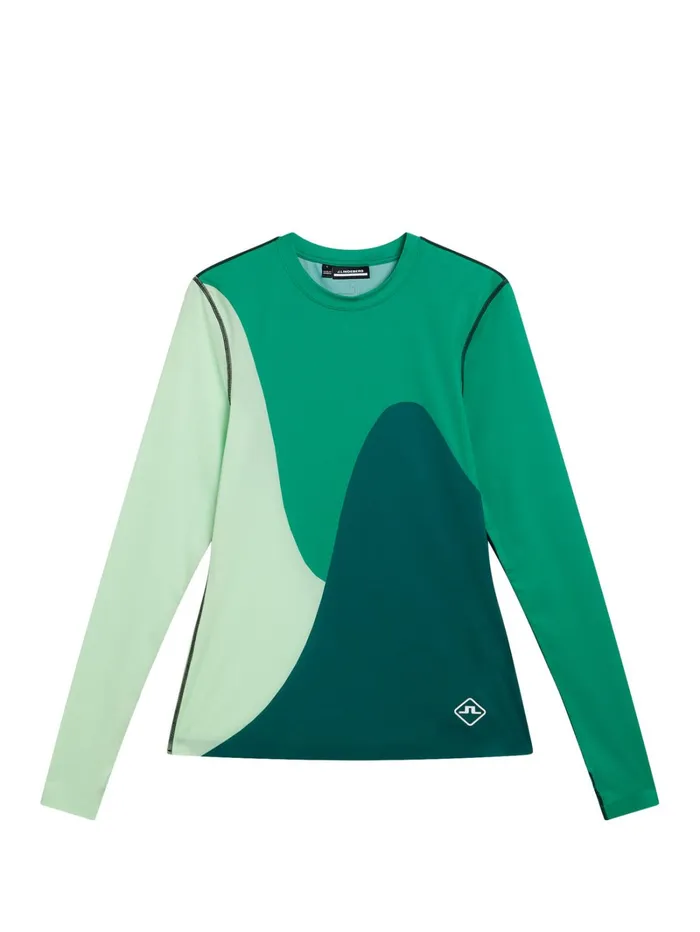 Women Swirl Top Long Sleeve Bosphorus JLindeberg Base and Mid Layers Women Swirl Top Long Sleeve Bosphorus JLindeberg Base and Mid Layers
