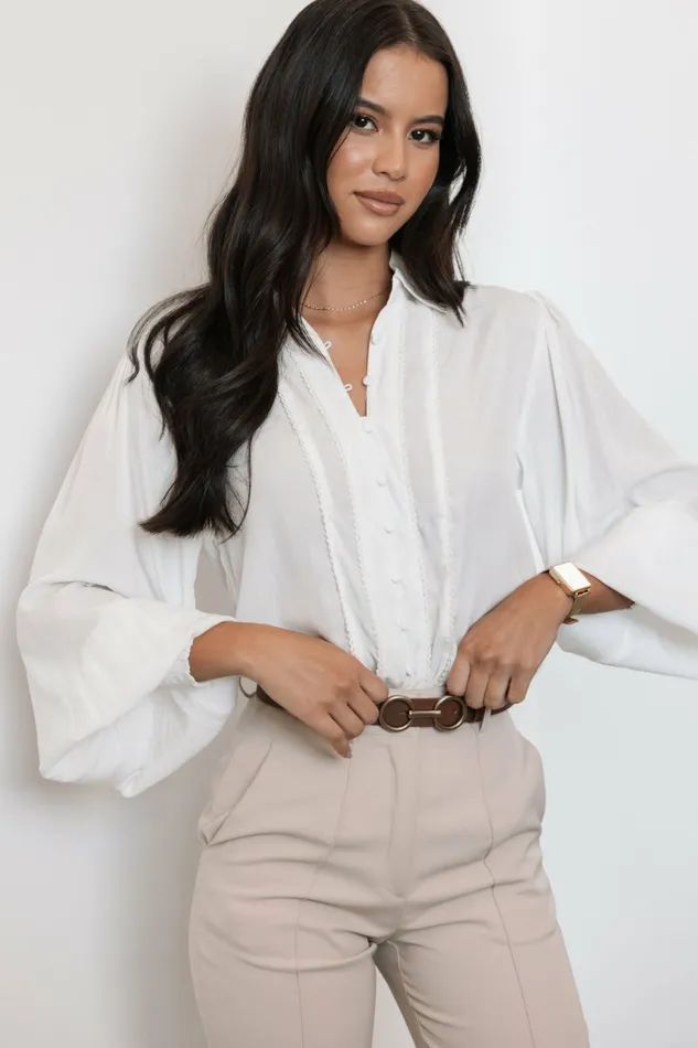 Women Tallara Top White Blouses and Shirts Petal and Pup
