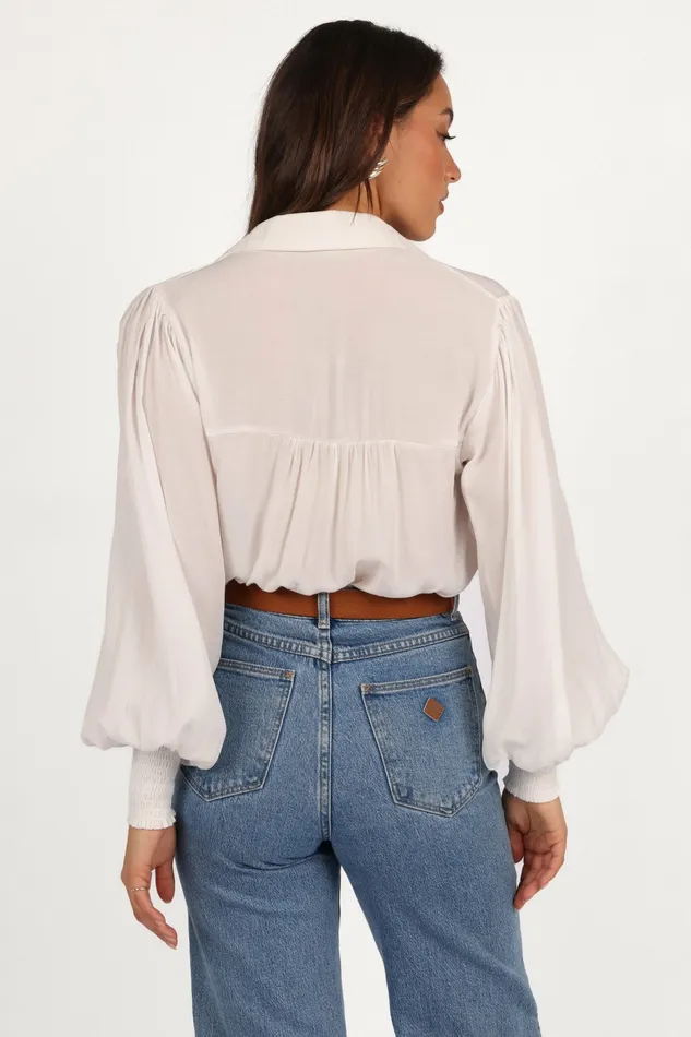 Women Tallara Top White Blouses and Shirts Petal and Pup