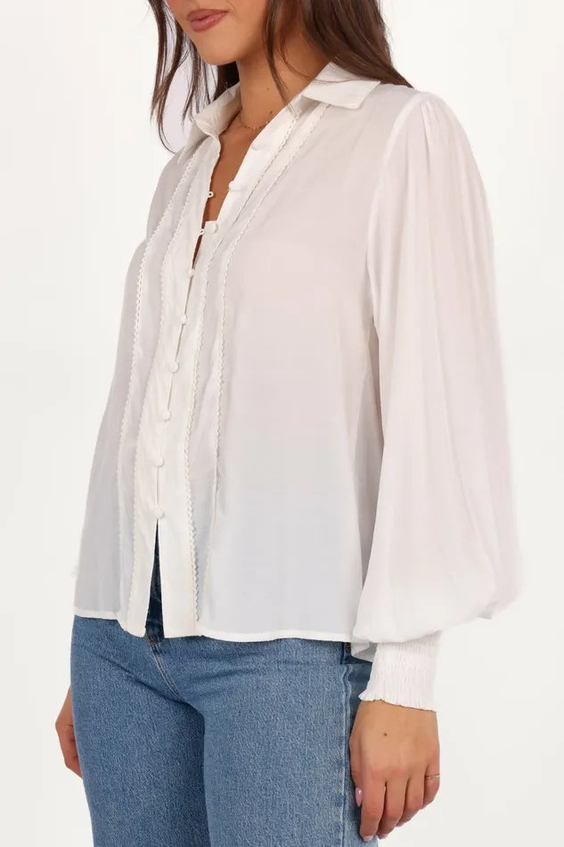 Women Tallara Top White Blouses and Shirts Petal and Pup