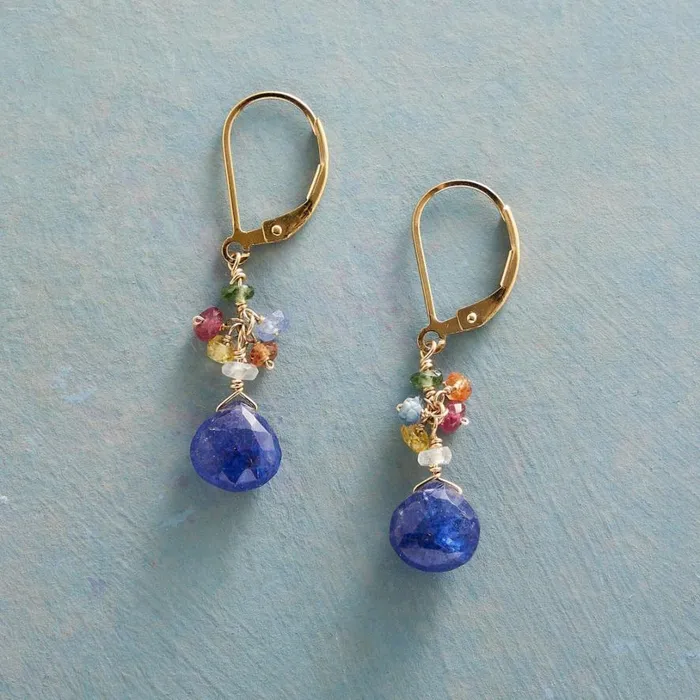 Women Tanzanite Gala Earrings Sundance Catalog Earrings