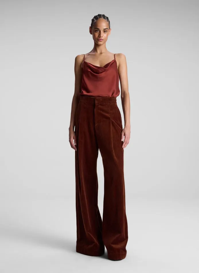 Women Tees and Tanks ALC Amber Satin Camisole Top Bosco