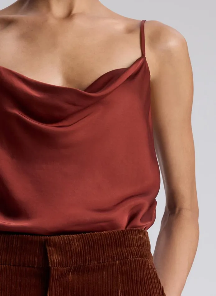Women Tees and Tanks ALC Amber Satin Camisole Top Bosco