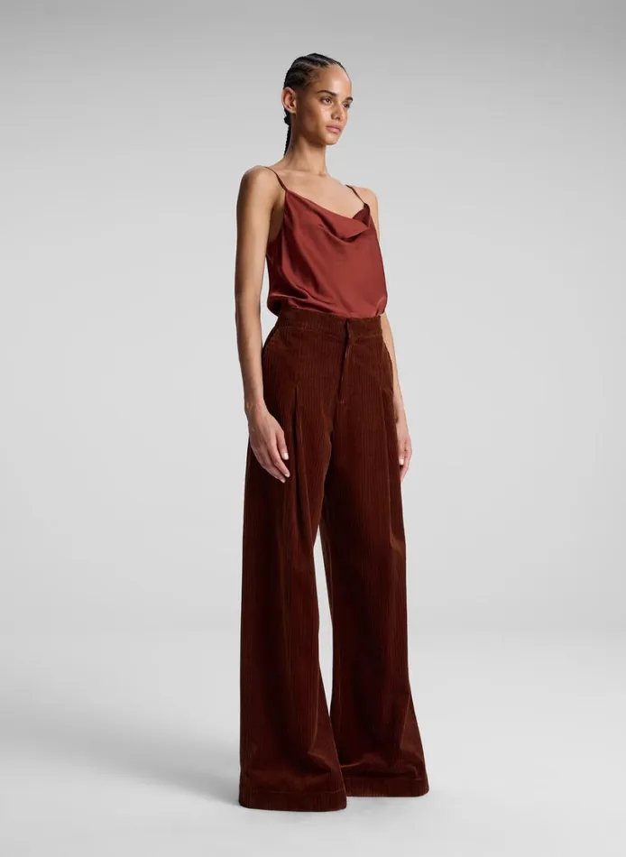 Women Tees and Tanks ALC Amber Satin Camisole Top Bosco