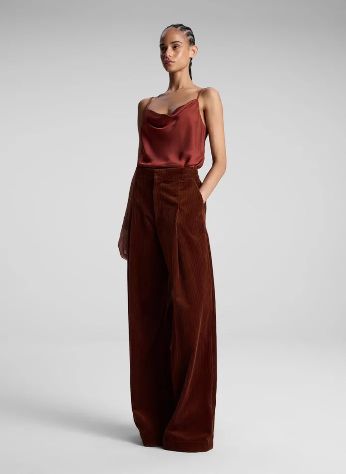 Women Tees and Tanks ALC Amber Satin Camisole Top Bosco