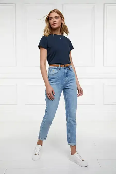 Women Tees Holland Cooper Monogram Tee Ink Navy