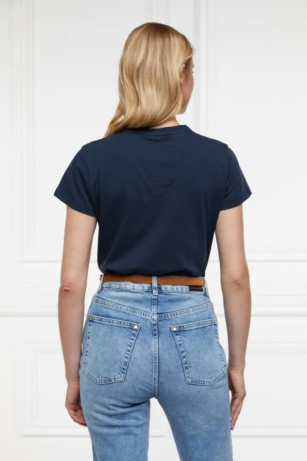 Women Tees Holland Cooper Monogram Tee Ink Navy