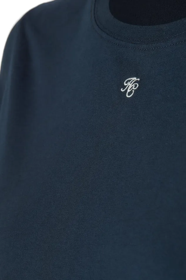 Women Tees Holland Cooper Monogram Tee Ink Navy