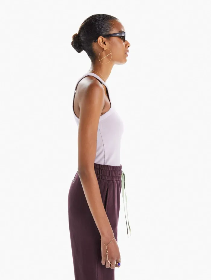 Women Tees Mother Denim The Chin Ups Tank Medium Purple
