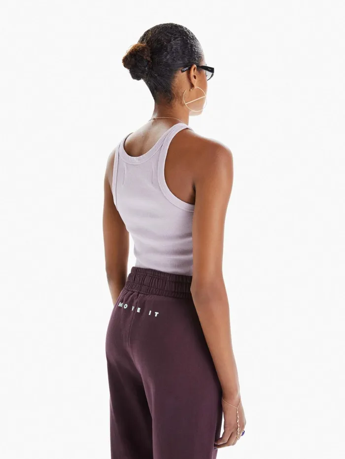 Women Tees Mother Denim The Chin Ups Tank Medium Purple