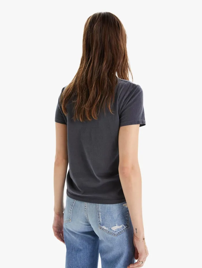 Women Tees Mother Denim The Itty Bitty Goodie Goodie Charcoal