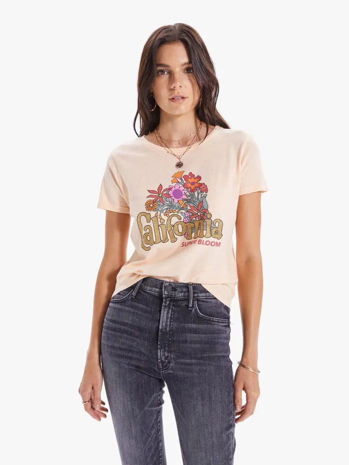 Women Tees Mother Denim The Itty Bitty Goodie Goodie Lightpastel Pink