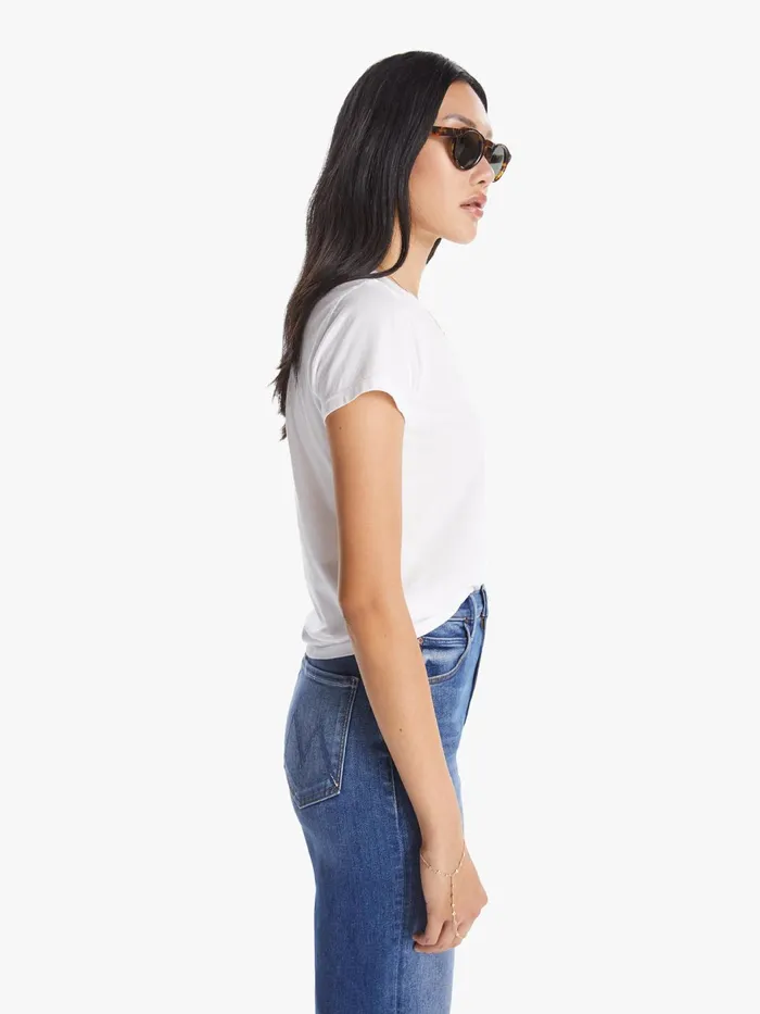 Women Tees Mother Denim The Lil Goodie Goodie White