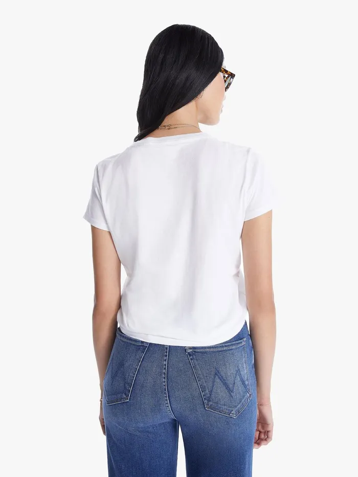 Women Tees Mother Denim The Lil Goodie Goodie White