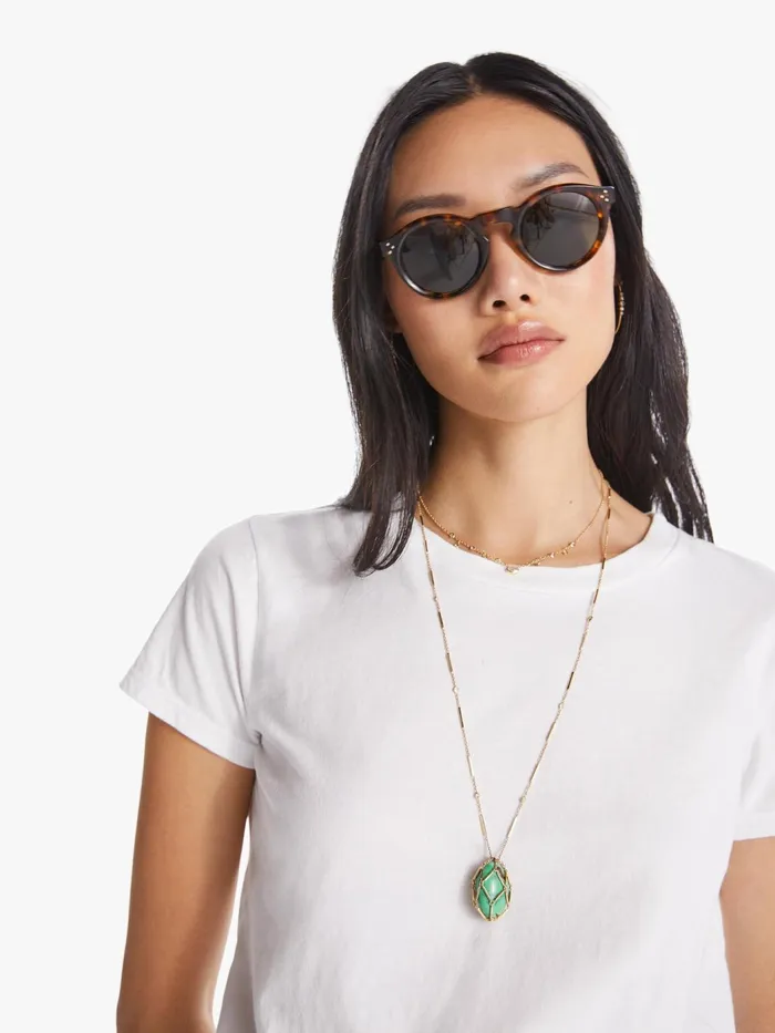 Women Tees Mother Denim The Lil Goodie Goodie White