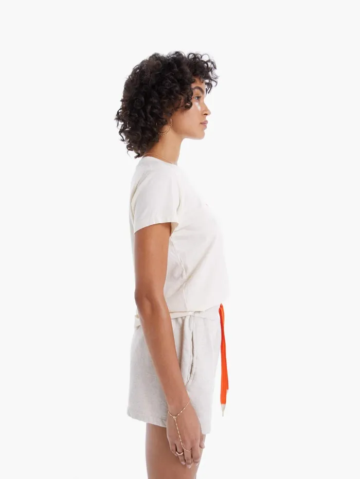 Women Tees Mother Denim The Rise and Shine Beige
