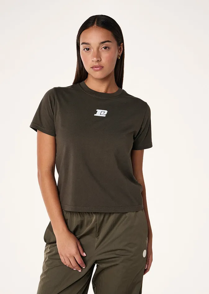 Women Tees PE Nation SHORELINE TEE IN WASHED TARMAC