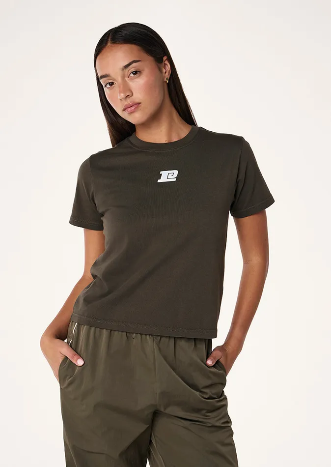 Women Tees PE Nation SHORELINE TEE IN WASHED TARMAC