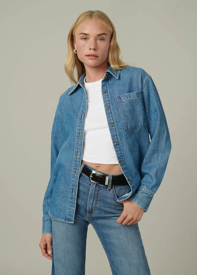 Women THE CLASSIC DENIM SHIRT Cloud Nine Tops Joe8217s Jeans