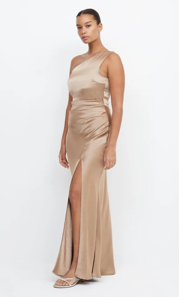 Women THE DREAMER ASYM DRESS 8211 GOLDEN Bec Bridge Bridesmaid Dresses