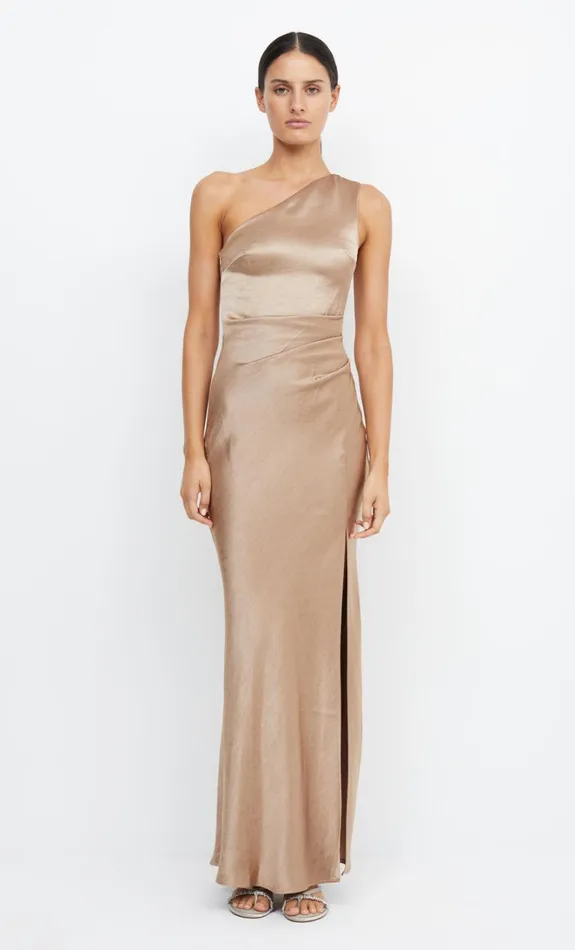 Women THE DREAMER ASYM DRESS 8211 GOLDEN Bec Bridge Bridesmaid Dresses