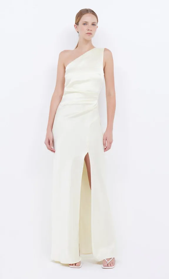 Women THE DREAMER ASYM DRESS 8211 ICE YELLOW Bec Bridge Prom Dresses