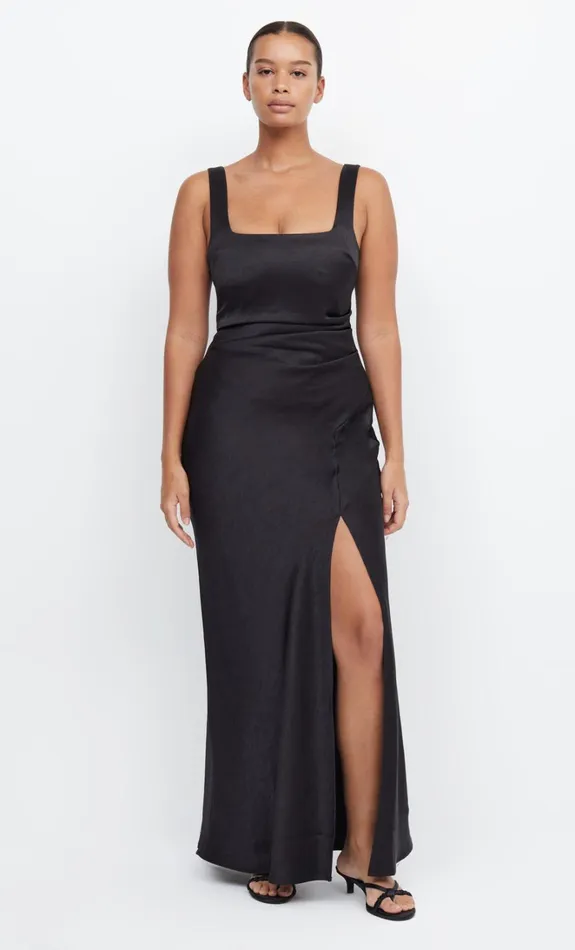 Women THE DREAMER SQUARE NECK DRESS 8211 BLACK Bec Bridge Maxi Dresses