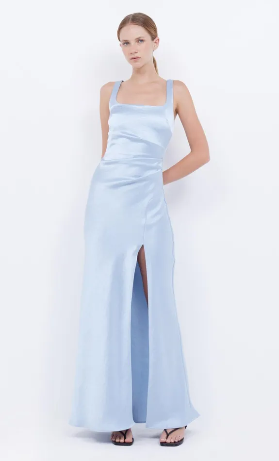 Women THE DREAMER SQUARE NECK DRESS 8211 DUSTY BLUE Bec Bridge Maxi Dresses