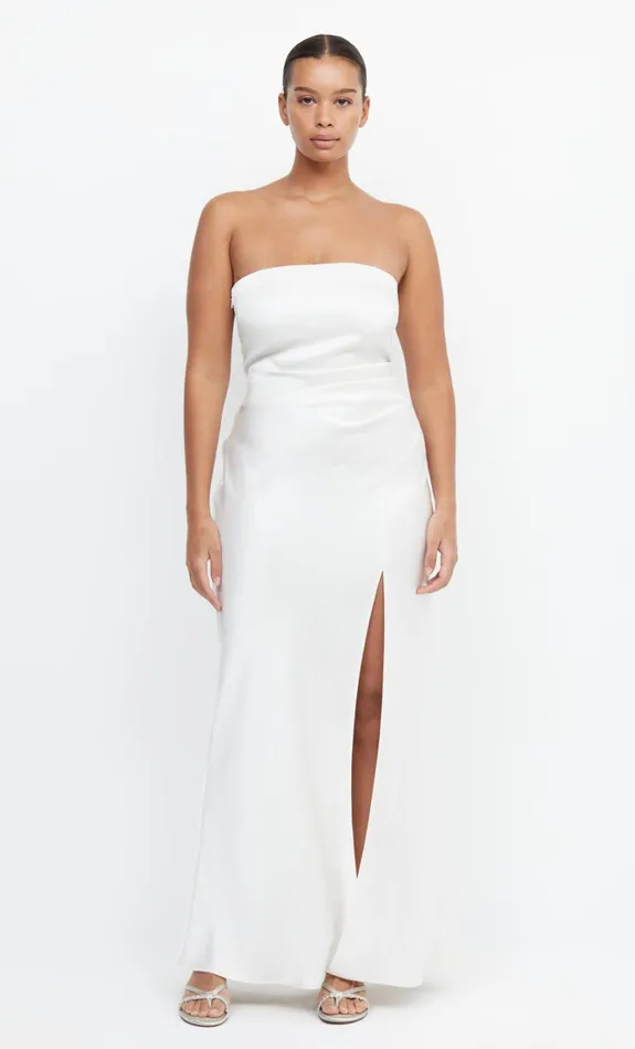 Women THE DREAMER STRAPLESS DRESS 8211 IVORY Bec Bridge Maxi Dresses