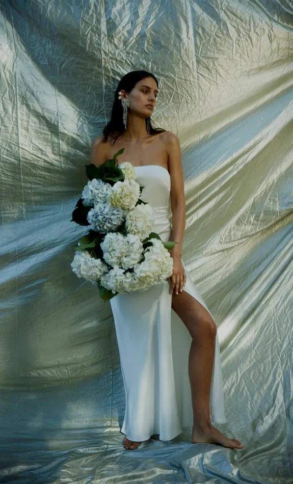 Women THE DREAMER STRAPLESS DRESS 8211 IVORY Bec Bridge Maxi Dresses