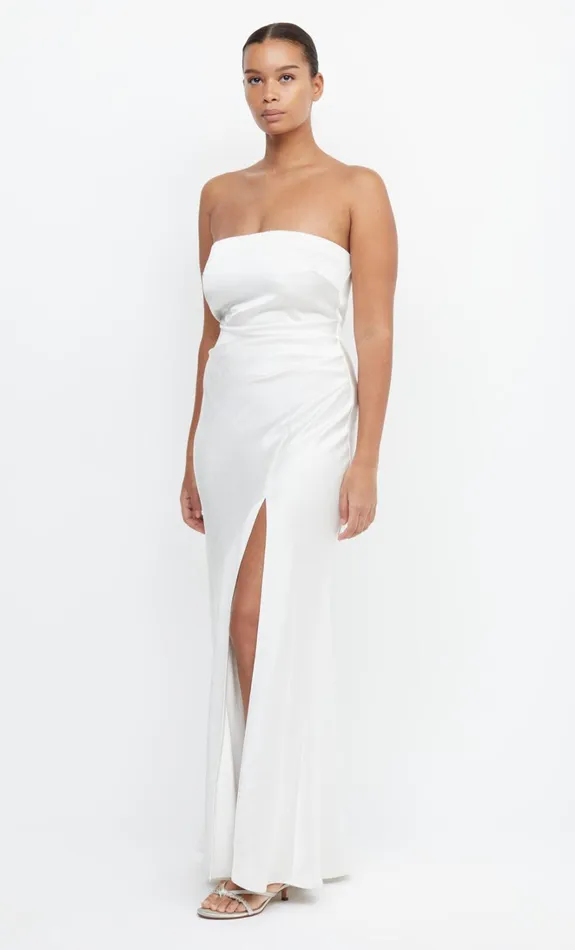 Women THE DREAMER STRAPLESS DRESS 8211 IVORY Bec Bridge Maxi Dresses