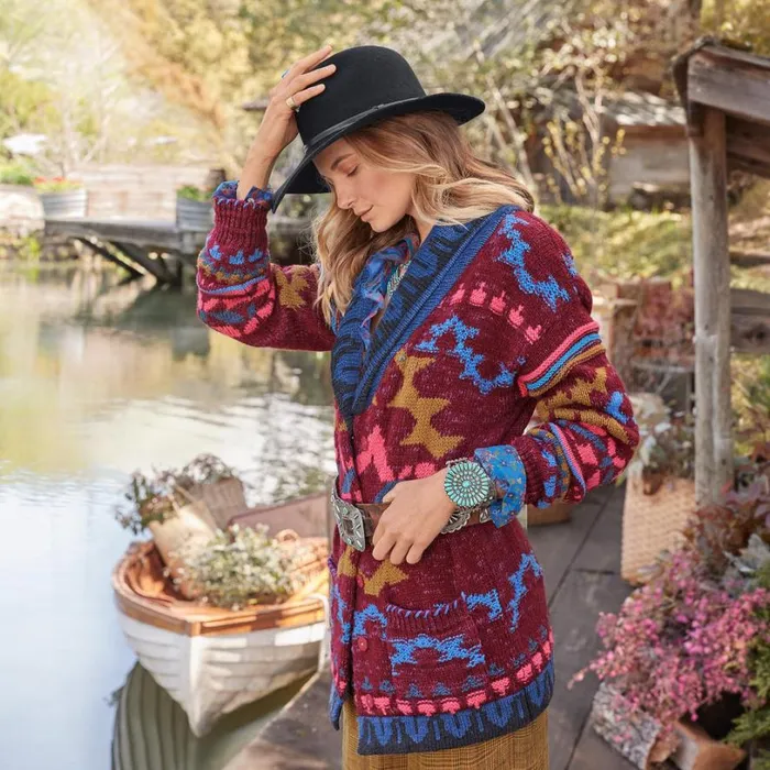 Women Thea039s Dream Cardigan Multi Sundance Catalog Sweaters
