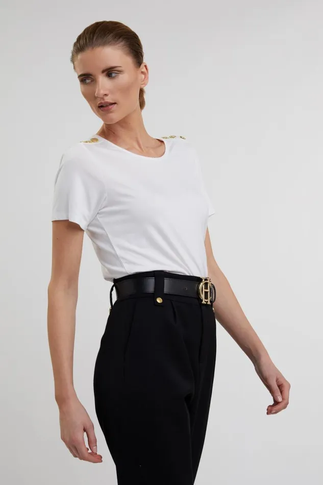 Women Tops Holland Cooper Relax Fit Crew Neck Tee White Women Tops Holland Cooper Relax Fit Crew Neck Tee White