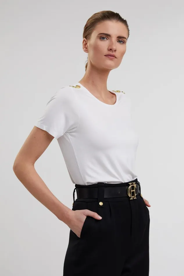 Women Tops Holland Cooper Relax Fit Crew Neck Tee White Women Tops Holland Cooper Relax Fit Crew Neck Tee White