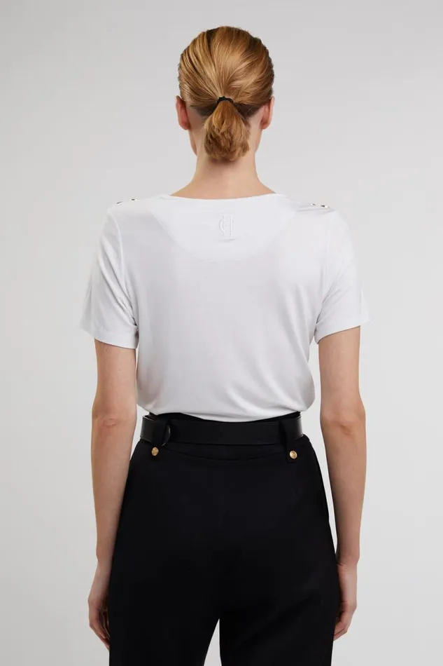 Women Tops Holland Cooper Relax Fit Crew Neck Tee White Women Tops Holland Cooper Relax Fit Crew Neck Tee White