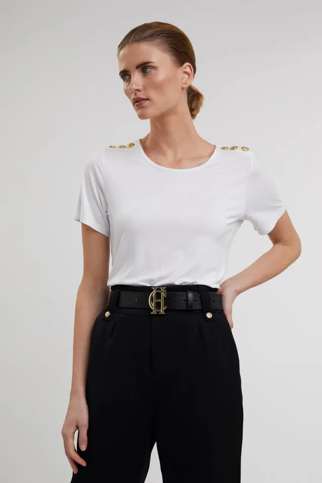 Women Tops Holland Cooper Relax Fit Crew Neck Tee White Women Tops Holland Cooper Relax Fit Crew Neck Tee White